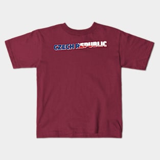 The Czech Republic vintage style retro souvenir Kids T-Shirt